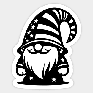 4th of July Gnome Sticker